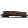 Wagon platforma z ładunkiem drewna, SBB Roco 76574 H0